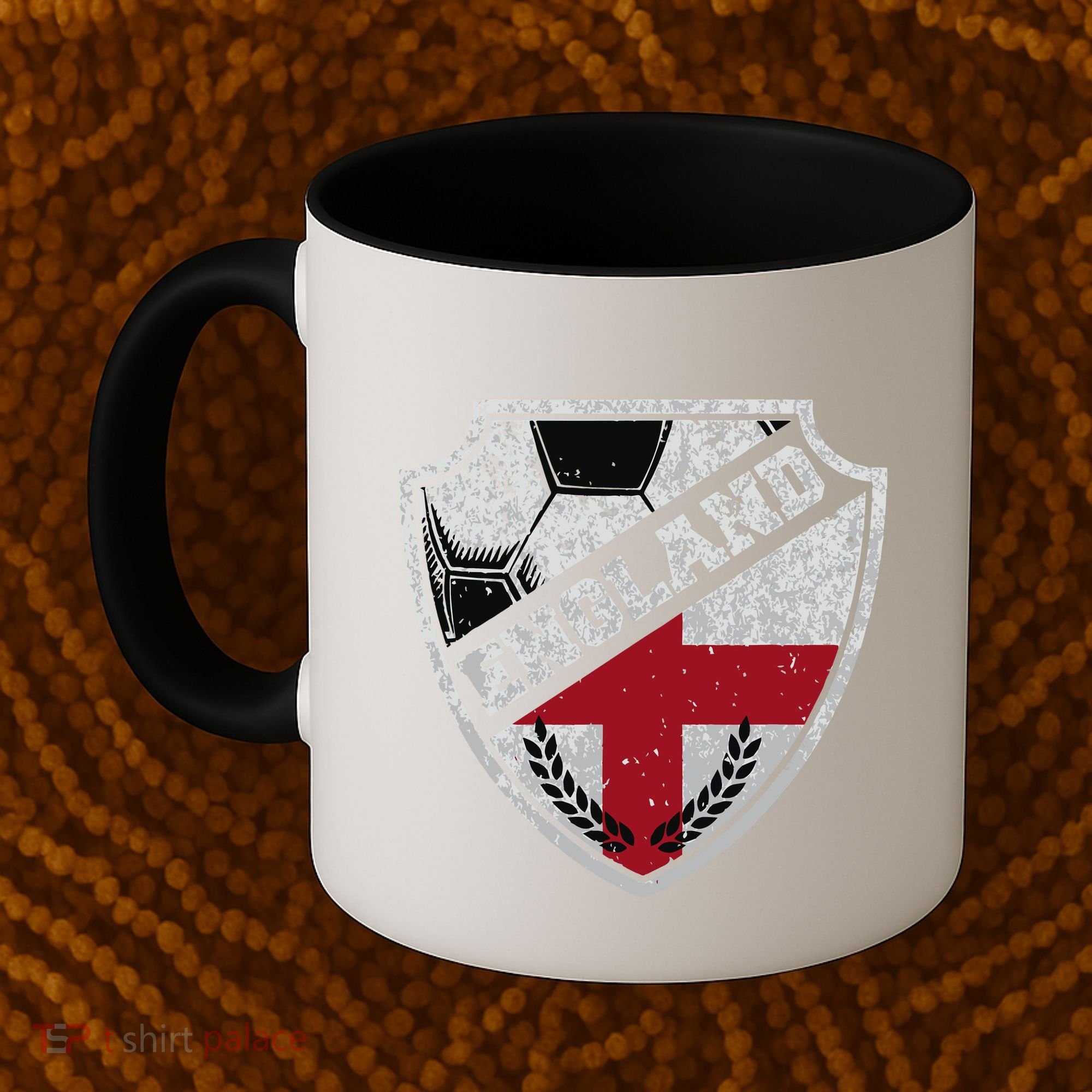 Cool England Soccer Shield Coffee Mug