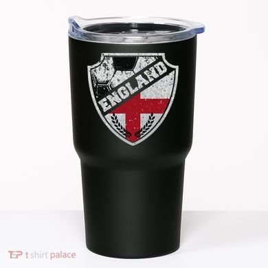 Cool England Soccer Shield Tumbler