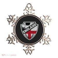 Cool England Soccer Shield Ornament thumb 0