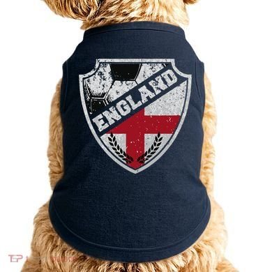 Cool England Soccer Shield Doggie Tank