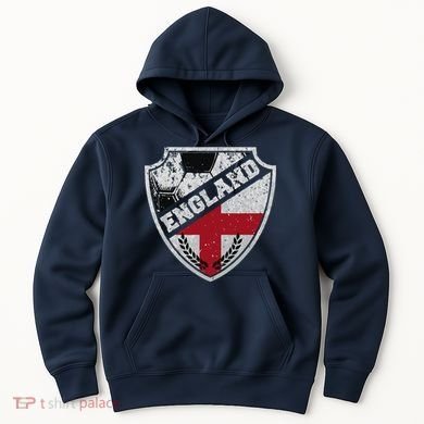 Cool England Soccer Shield Hoodie