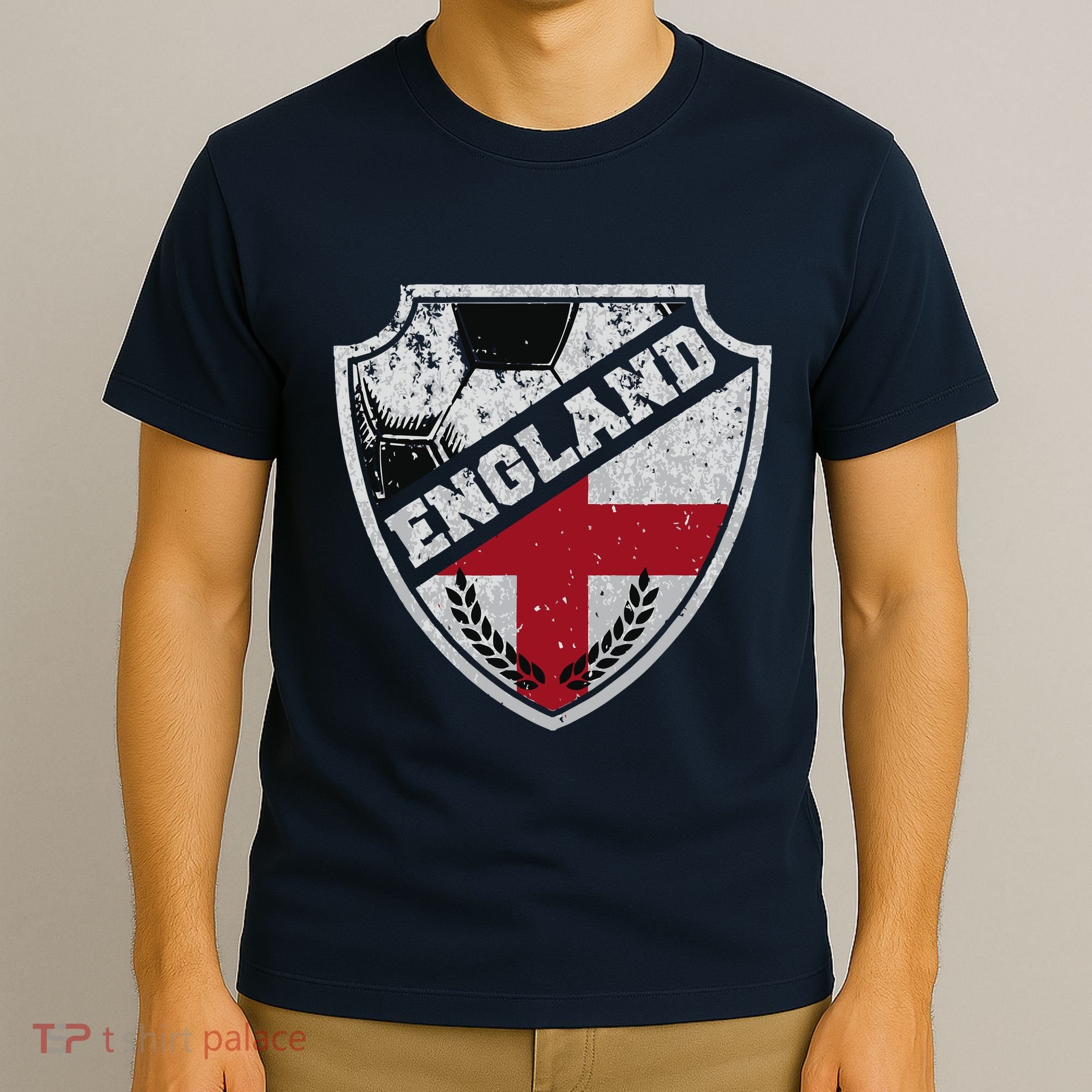 Cool England Soccer Shield T-Shirt