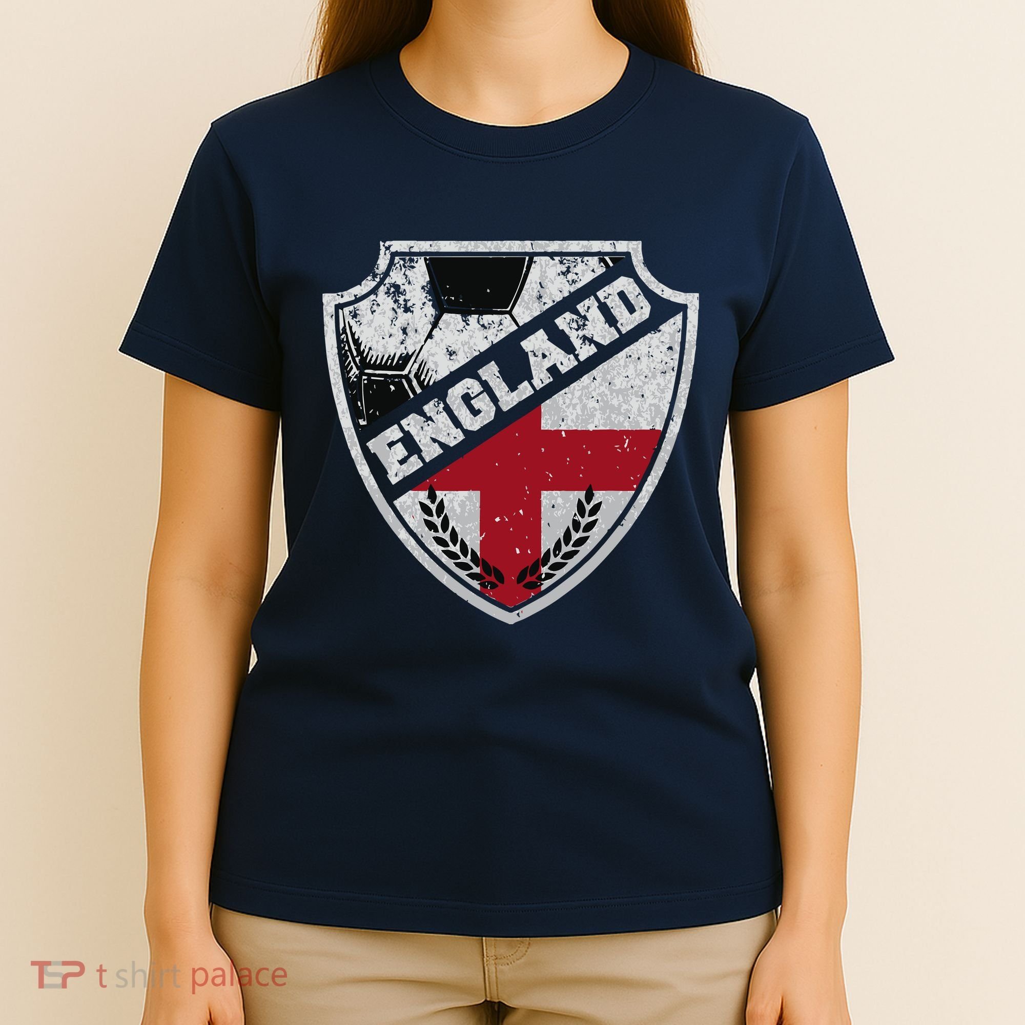 Cool England Soccer Shield T-Shirt