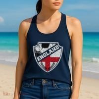 Cool England Soccer Shield Women's Tank Top thumb 2