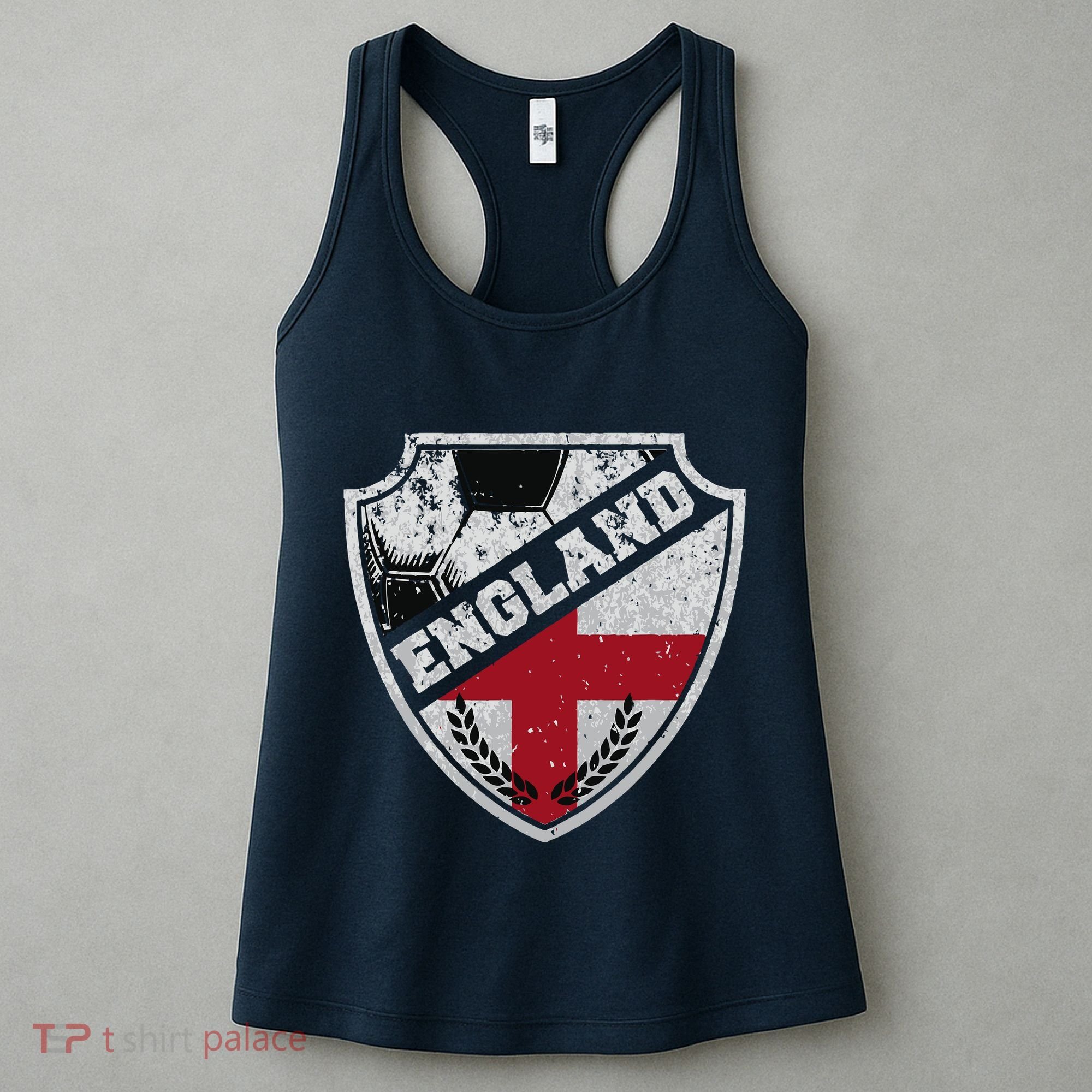 Cool England Soccer Shield Women's Tank Top