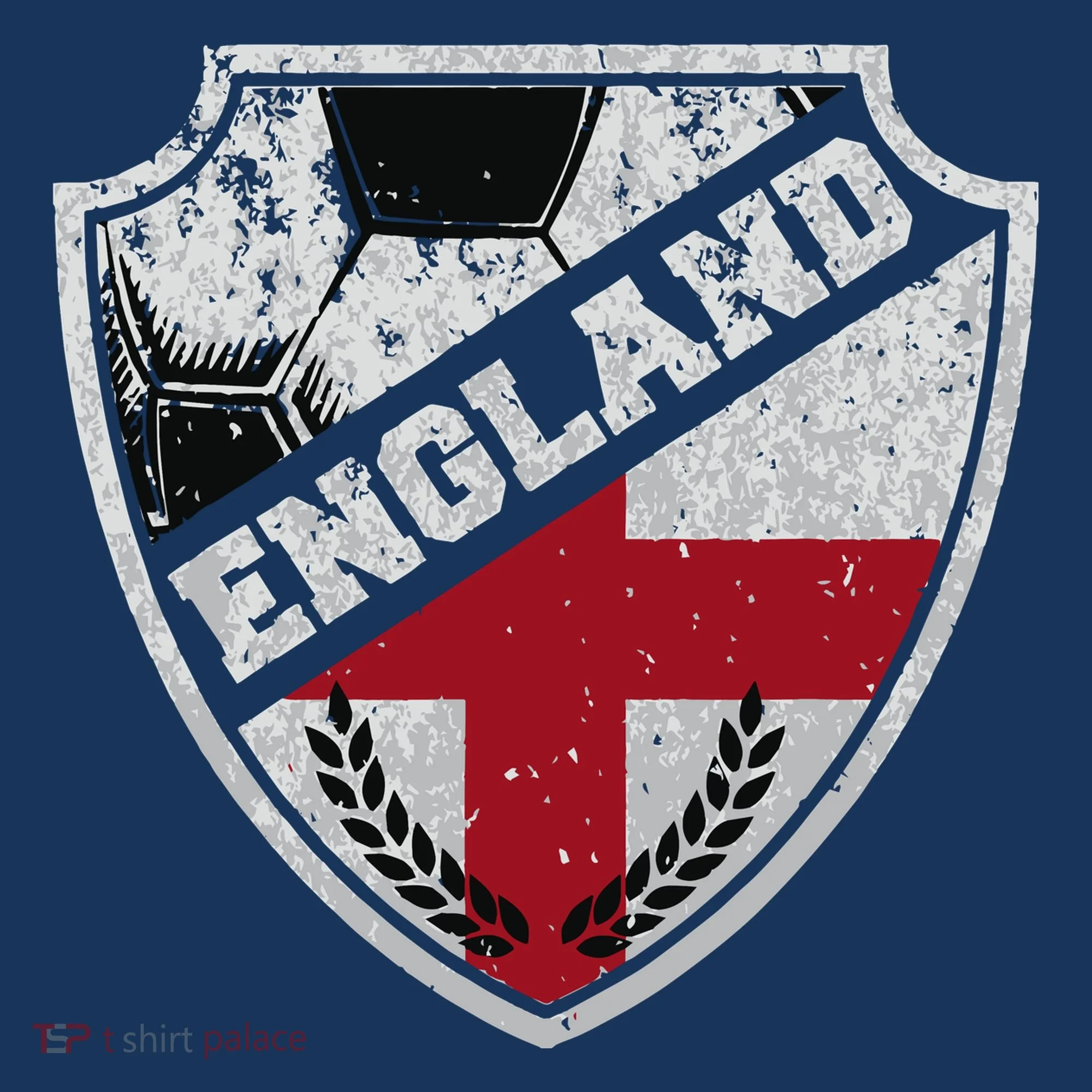 Cool England Soccer Shield Baby Bodysuit