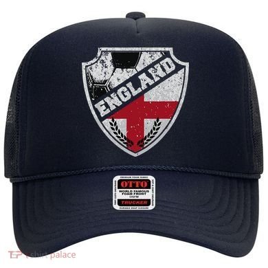 Cool England Soccer Shield Hat