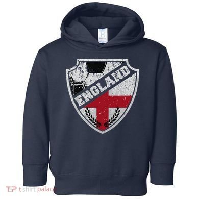 Cool England Soccer Shield Toddler Hoodie