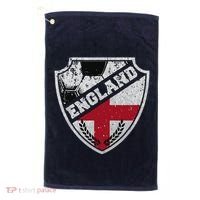 Cool England Soccer Shield Golf Towel thumb 0