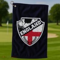Cool England Soccer Shield Golf Towel thumb 1