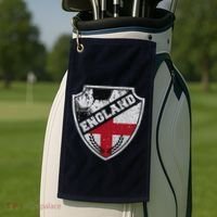 Cool England Soccer Shield Golf Towel thumb 2