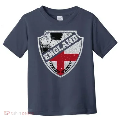 Cool England Soccer Shield Toddler T-Shirt