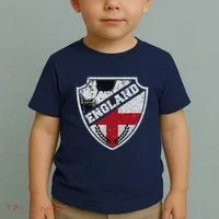 Cool England Soccer Shield Toddler T-Shirt thumb 2