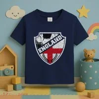 Cool England Soccer Shield Toddler T-Shirt thumb 3
