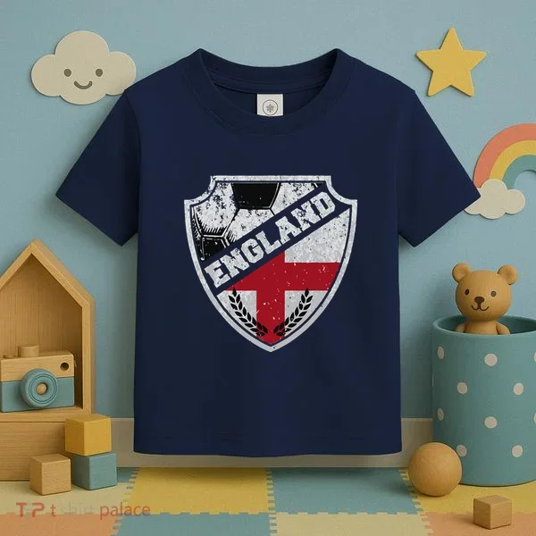 Cool England Soccer Shield Toddler T-Shirt