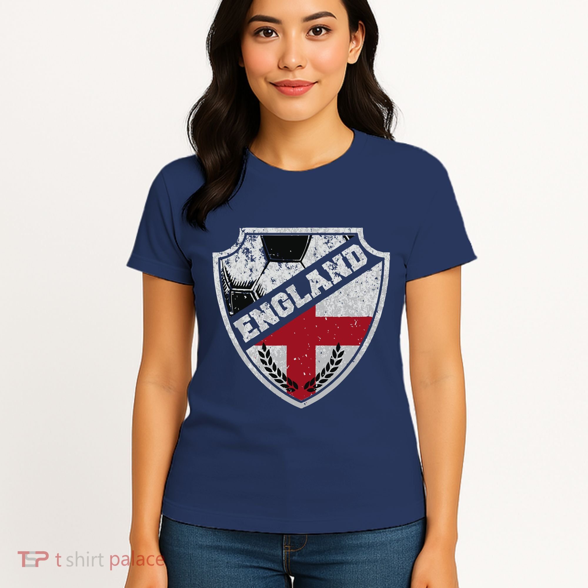 Cool England Soccer Shield Women's T-Shirt