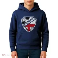 Cool England Soccer Shield Kids Hoodie thumb 4