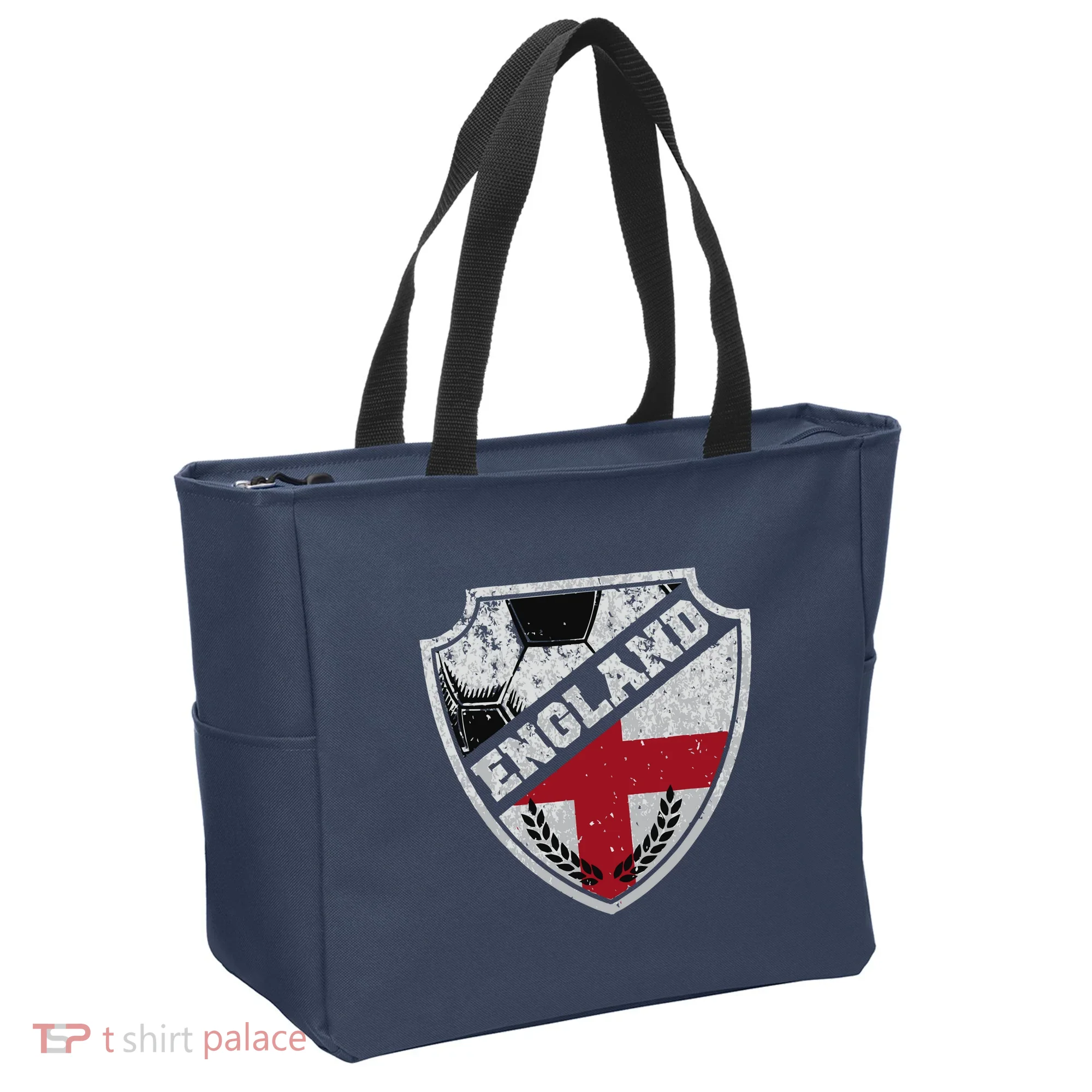 Cool England Soccer Shield Tote Bag