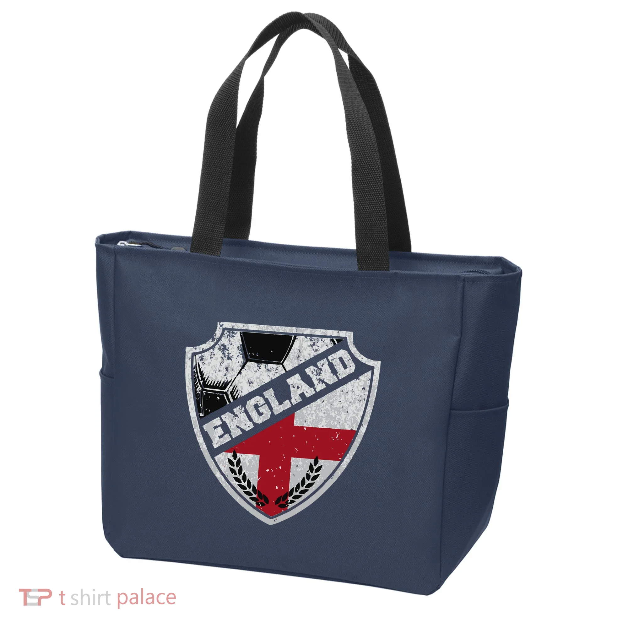 Cool England Soccer Shield Tote Bag