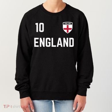 Cool England Soccer Jersey 10 Women's Sweatshirt