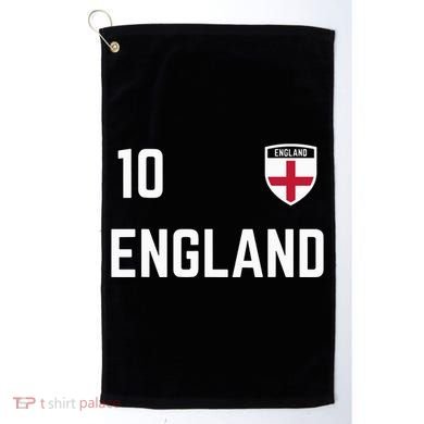 Cool England Soccer Jersey 10 Golf Towel