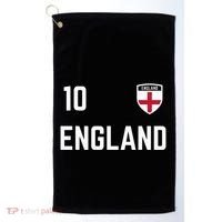 Cool England Soccer Jersey 10 Golf Towel thumb 0