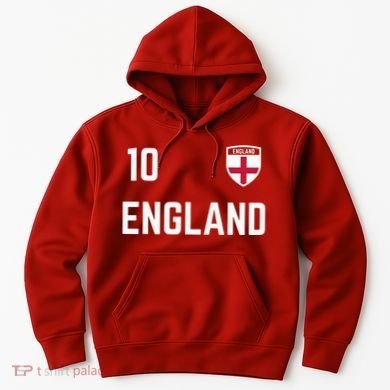 Cool England Soccer Jersey 10 Hoodie