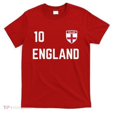 Cool England Soccer Jersey 10 T-Shirt
