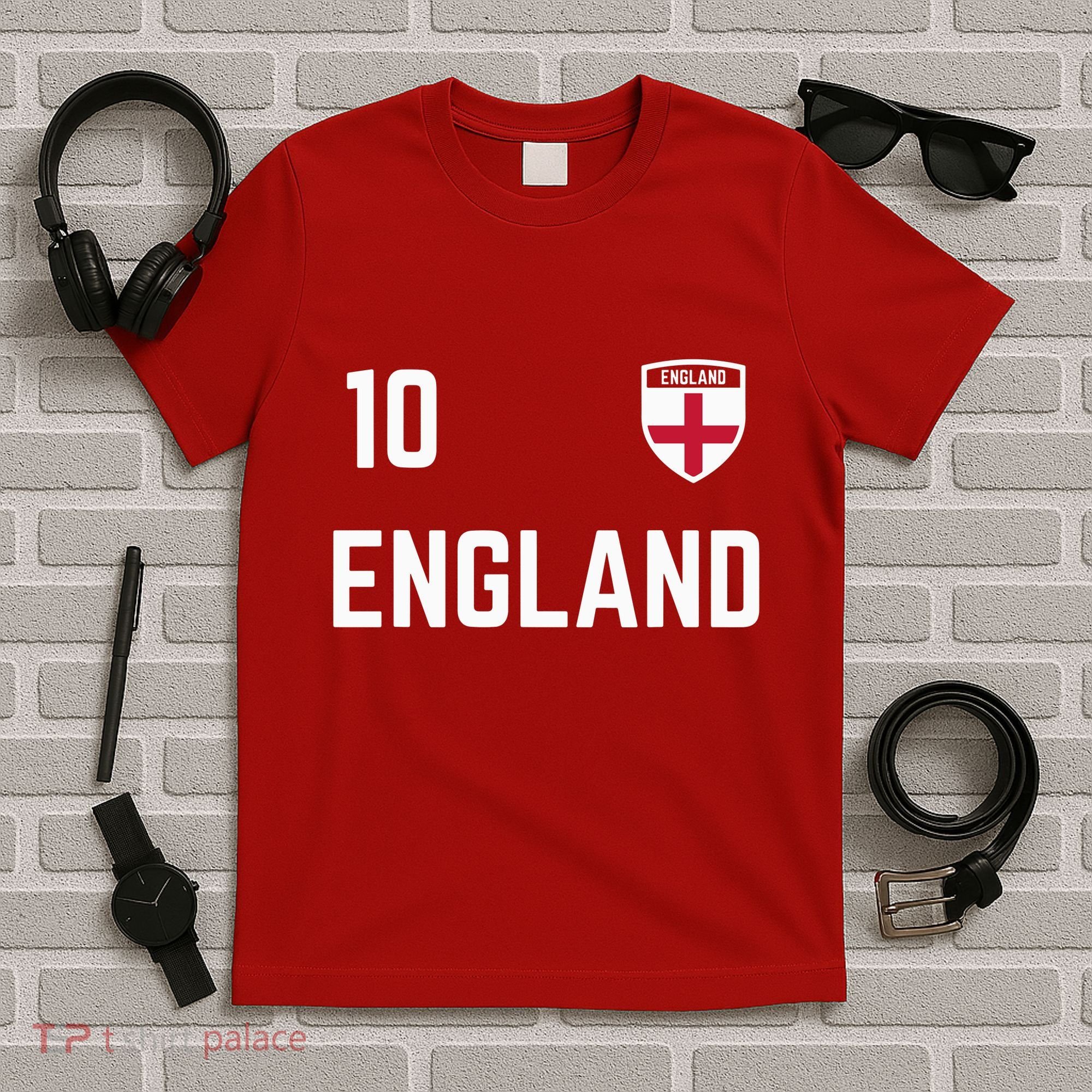 Cool England Soccer Jersey 10 T-Shirt