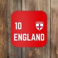 Cool England Soccer Jersey 10 Coaster thumb 0