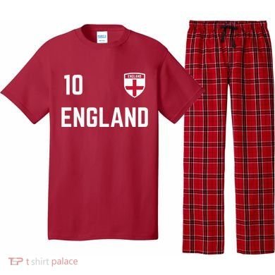 Cool England Soccer Jersey 10 Pajama Set
