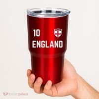 Cool England Soccer Jersey 10 Tumbler thumb 2