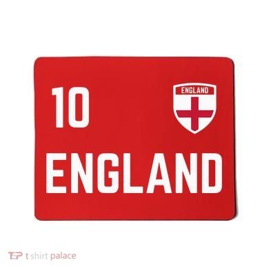Cool England Soccer Jersey 10 Mousepad