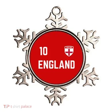 Cool England Soccer Jersey 10 Ornament
