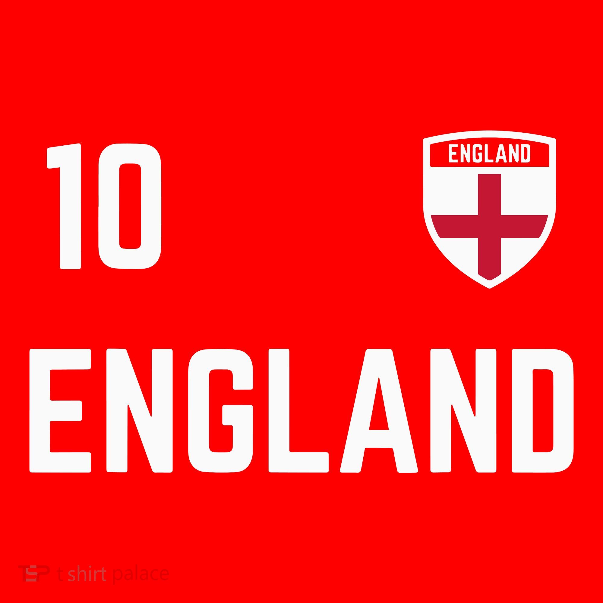 Cool England Soccer Jersey 10 Ornament