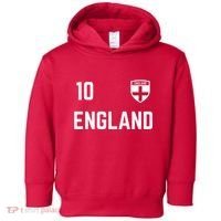 Cool England Soccer Jersey 10 Toddler Hoodie thumb 0