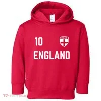 Cool England Soccer Jersey 10 Toddler Hoodie thumb 0