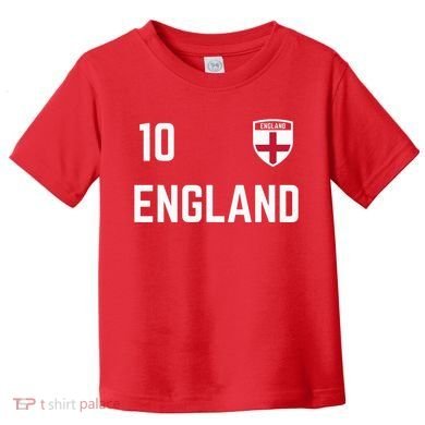 Cool England Soccer Jersey 10 Toddler T-Shirt