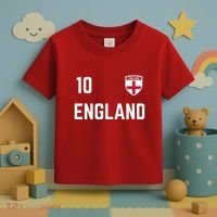 Cool England Soccer Jersey 10 Toddler T-Shirt thumb 3