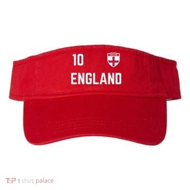 Cool England Soccer Jersey 10 Visor