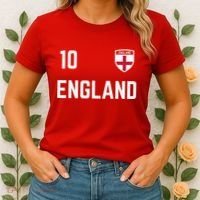 Cool England Soccer Jersey 10 Women's T-Shirt thumb 2