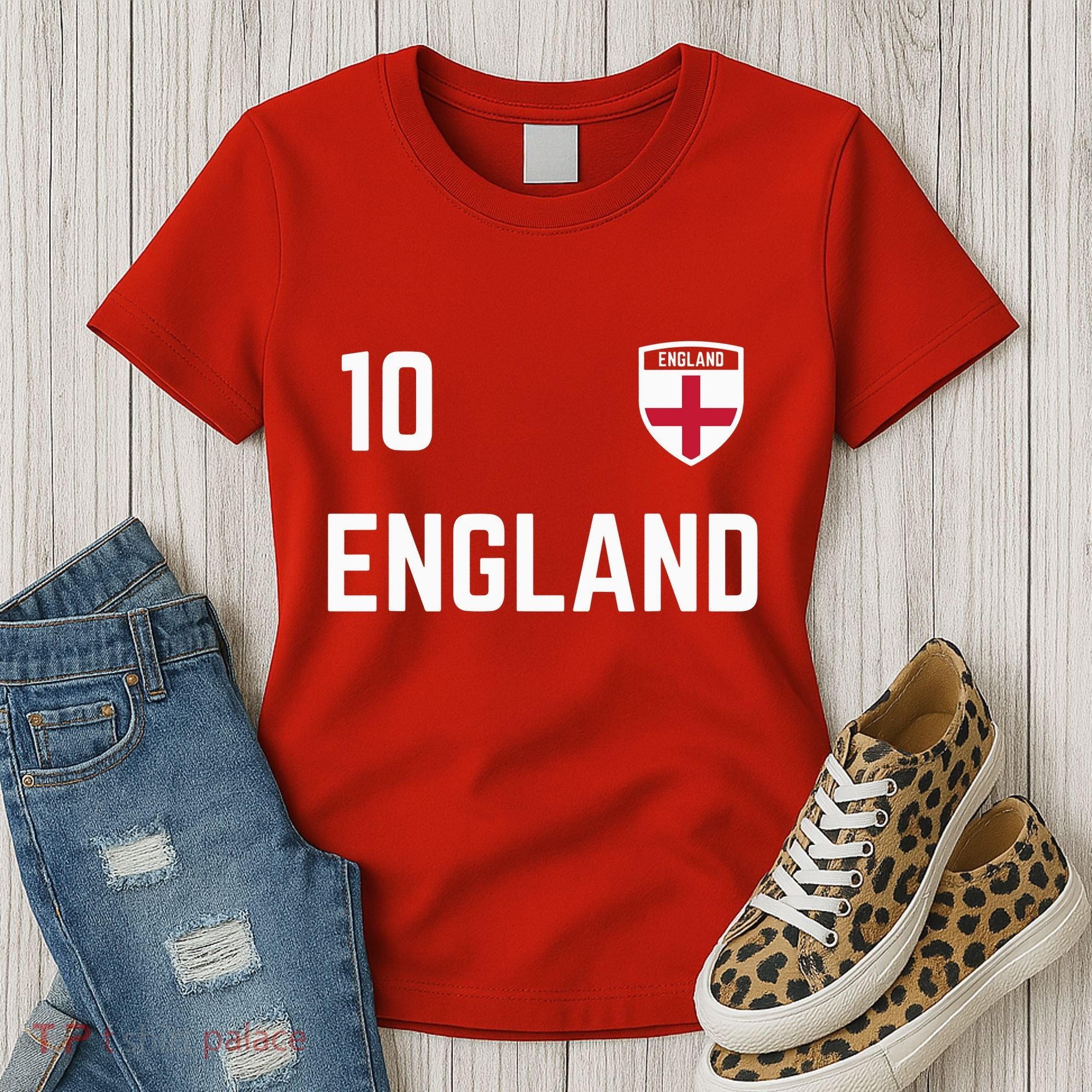 Cool England Soccer Jersey 10 Women's T-Shirt