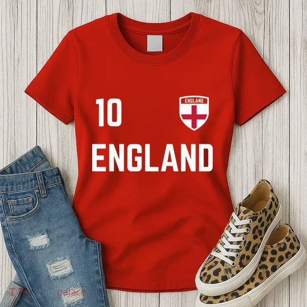 Cool England Soccer Jersey 10 Women's T-Shirt
