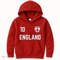 Cool England Soccer Jersey 10 Kids Hoodie thumb 0