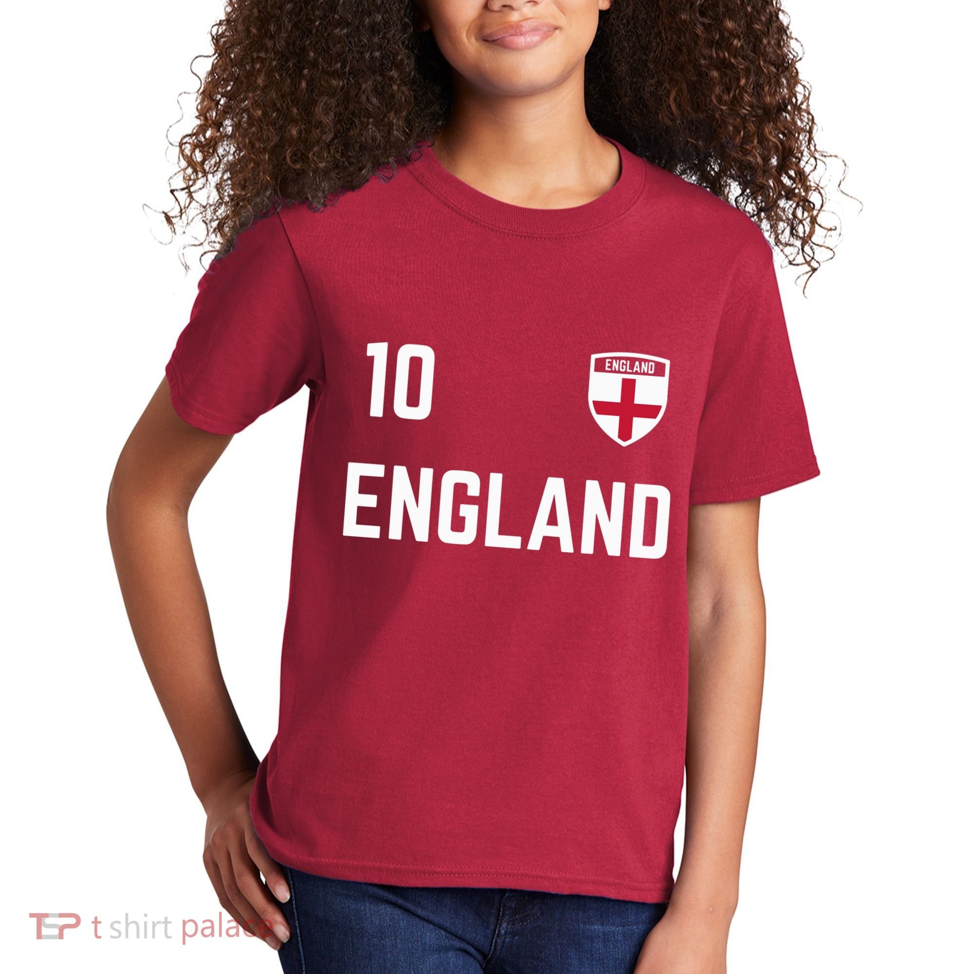 Cool England Soccer Jersey 10 Kids T-Shirt