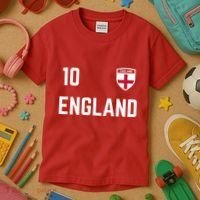 Cool England Soccer Jersey 10 Kids T-Shirt thumb 3