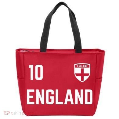 Cool England Soccer Jersey 10 Tote Bag