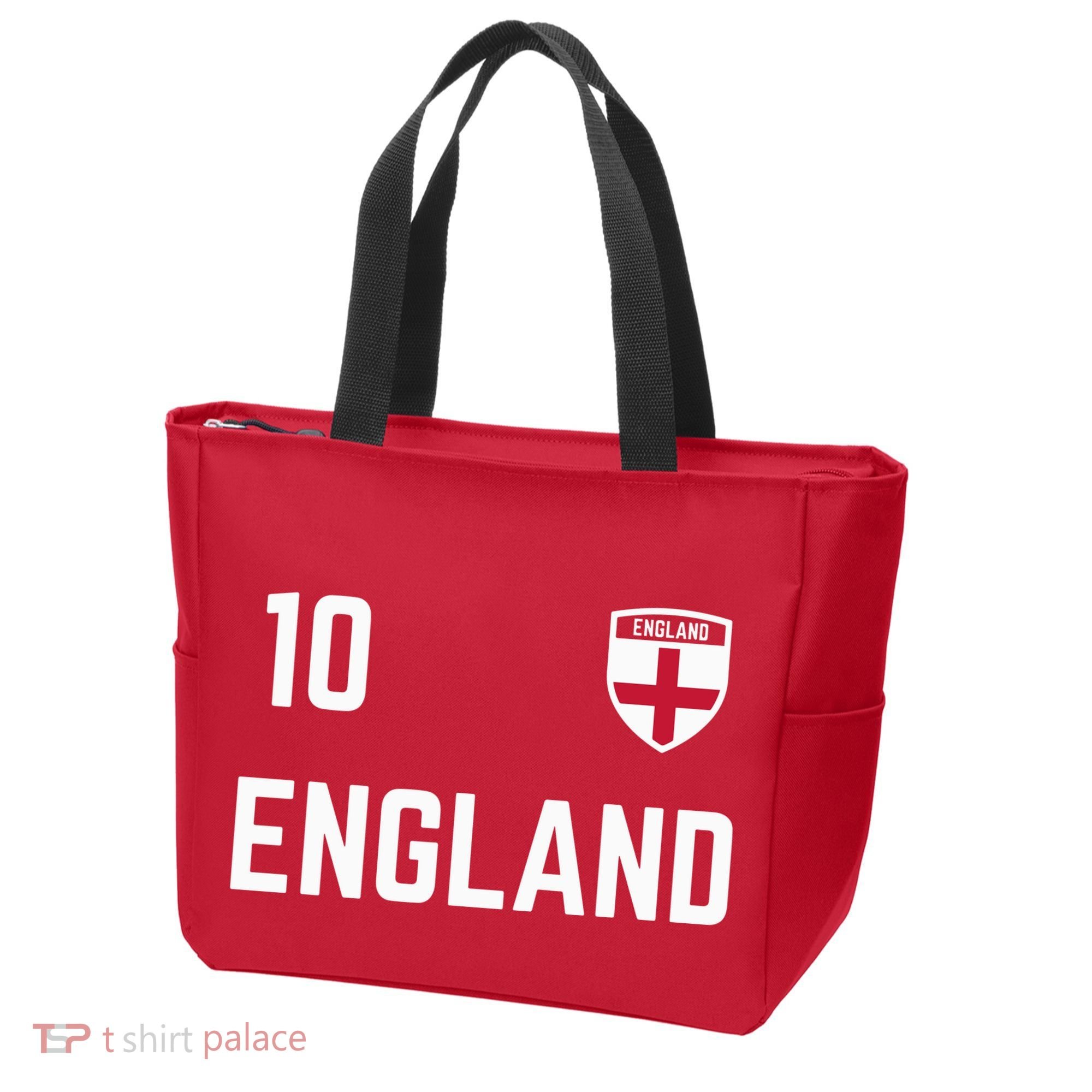 Cool England Soccer Jersey 10 Tote Bag