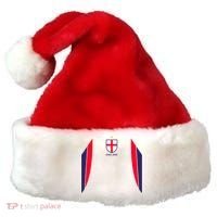 Cool England Soccer Jersey Santa Hat thumb 0