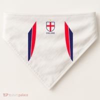 Cool England Soccer Jersey USA-Made Doggie Bandana thumb 0